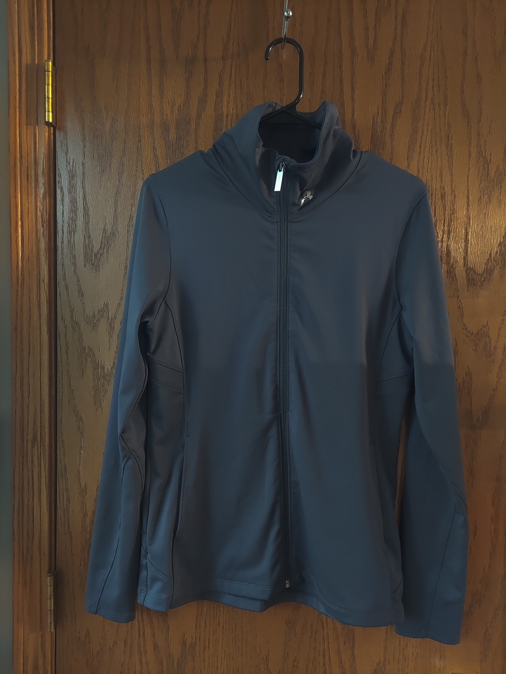 Under Armour Grayish Blue AllSeasonGear Fitted Running Zip Up Jacket Medium
